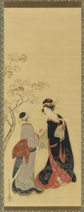 Bellezze delle stagioni - Autunno, Periodo Edo, fine XVIII-inizio XIX secolo da Hosoda Eishi